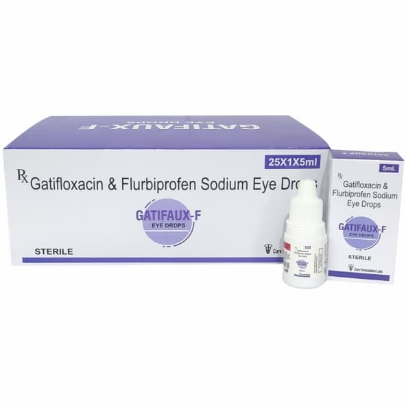Gatifloxacin & Flurbiprofen Sodium Eye Drop - Ingredients: Azathioprine (25 Mg).