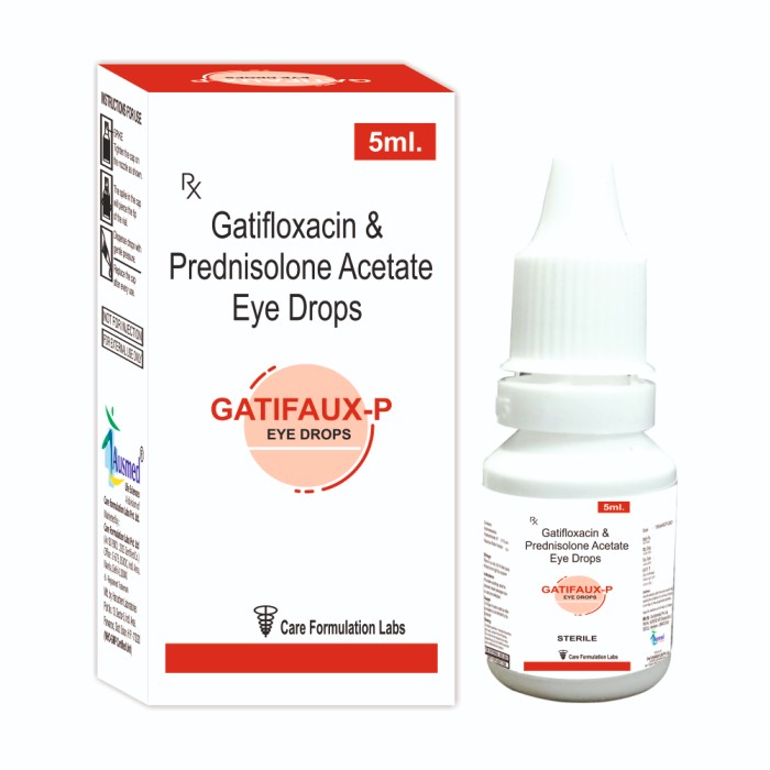 Gatifloxacin & Prednisolone Acetate eye Drop