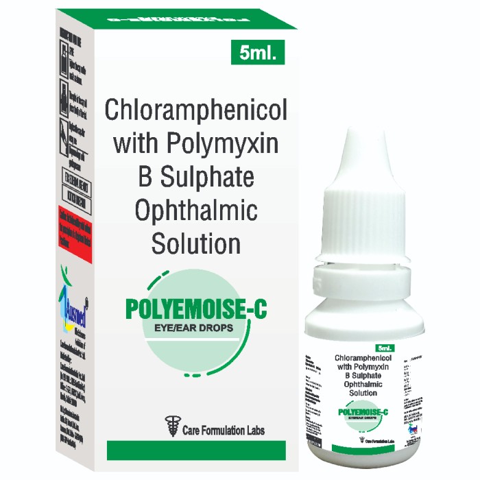 Chloramphenicol With Polymyxin B Sulphate 