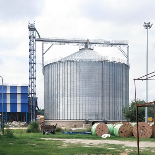 Heavy Duty Grain Storage Silo - Color: As Per Requirement