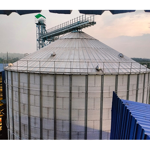 Heavy Duty Grain Storage Silos - Color: As Per Requirement