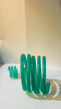 Nylon Spiral Rings - Color: Green