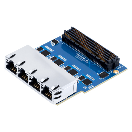 4 Port Gigabit Ethernet F Mc Module - Base Material: Alumunium