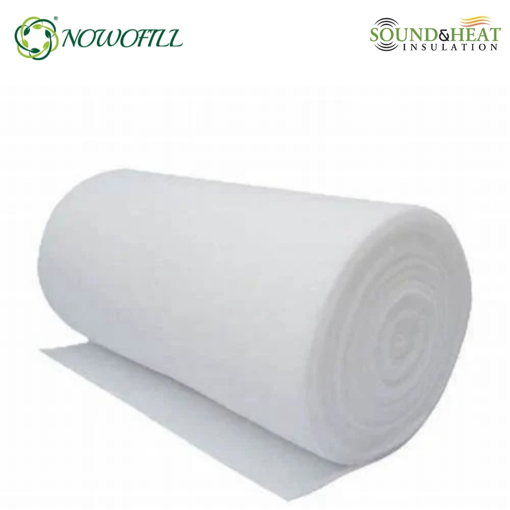 Nowofill Highloft Polywool Insulation Material For Sound And Heat - Color: White