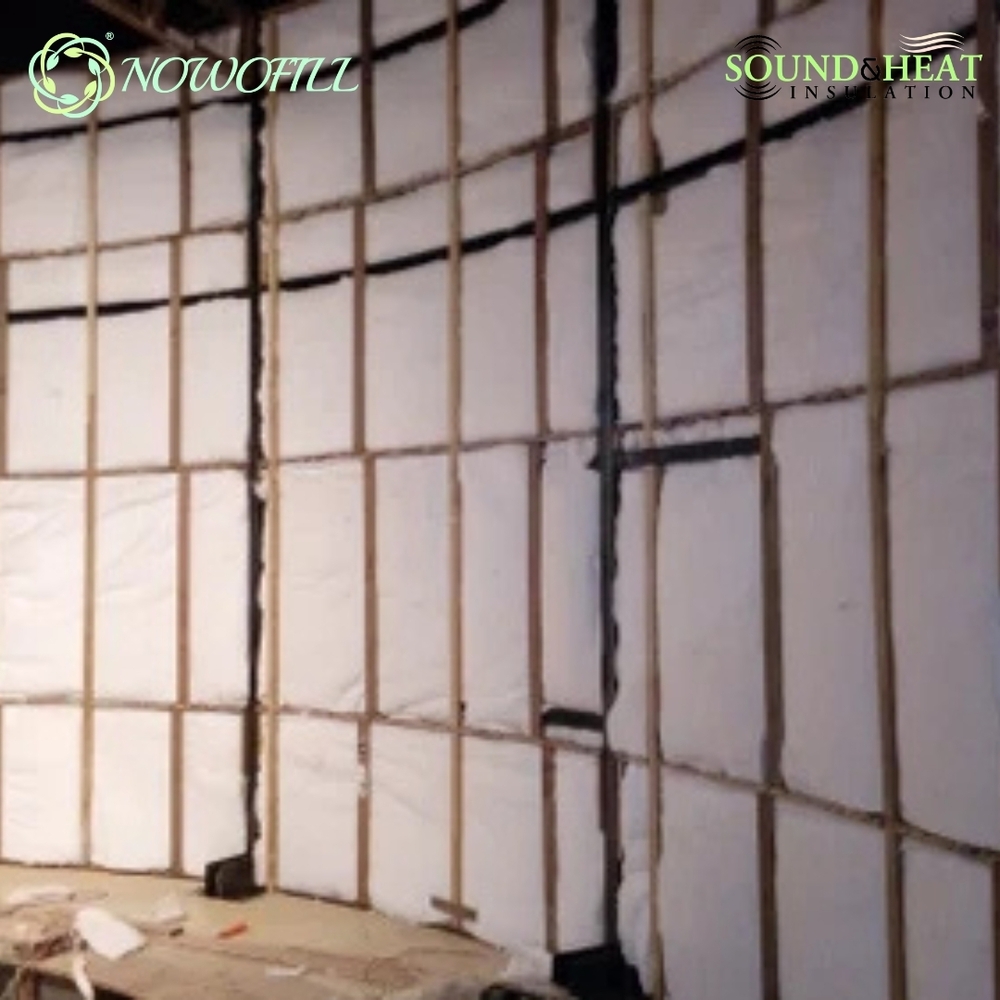 Nowofill Highloft Polywool Insulation Material For Sound And Heat - Color: White