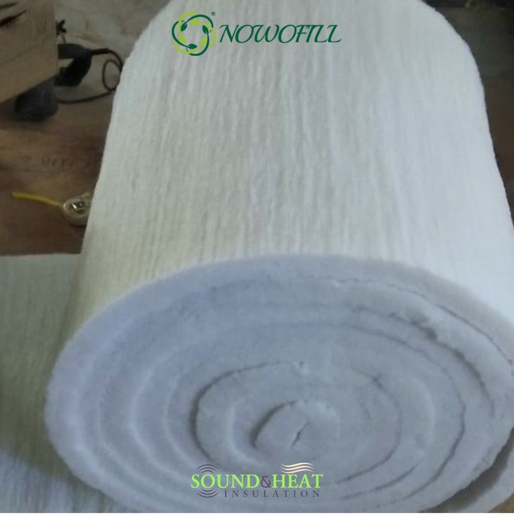 Nowofill Highloft Polywool Insulation Material For Sound And Heat - Color: White