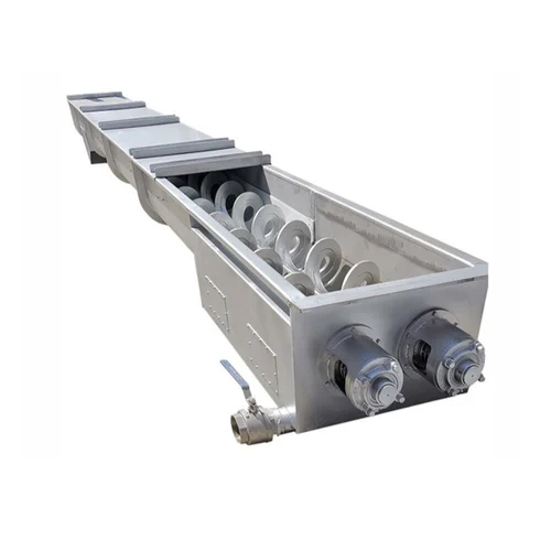 Double Screw Conveyor - Load Capacity: 100  Kilograms (Kg)