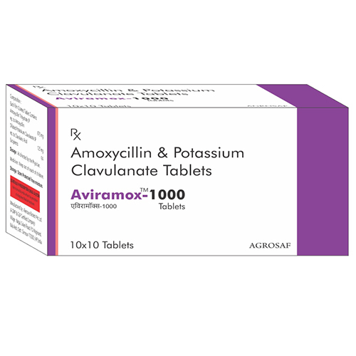 Amoxycillin And Potassium Clavulanate Tablets - Antibiotic Combination for Bacterial Infections | Recommended for Adults, Room Temperature Storage, Effective Against Respiratory and Skin Infections