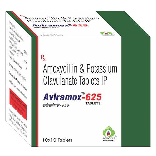 Amoxycillin And Potassium Clavulanate Tablets IP - General Medicine for Bacterial Infections, Suitable for Adults, Room Temperature Storage