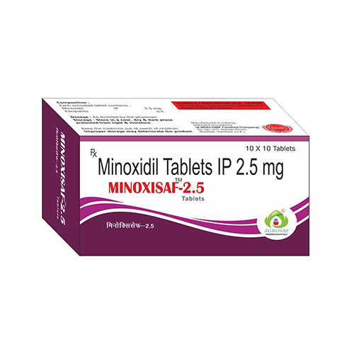 2.5mg Minoxidil Tablets IP