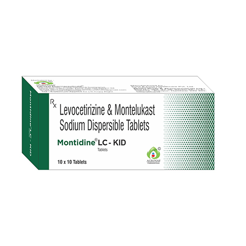 Levocetirizine And Montelukast Sodium Dipersible Tablets - Drug Type: General Medicines