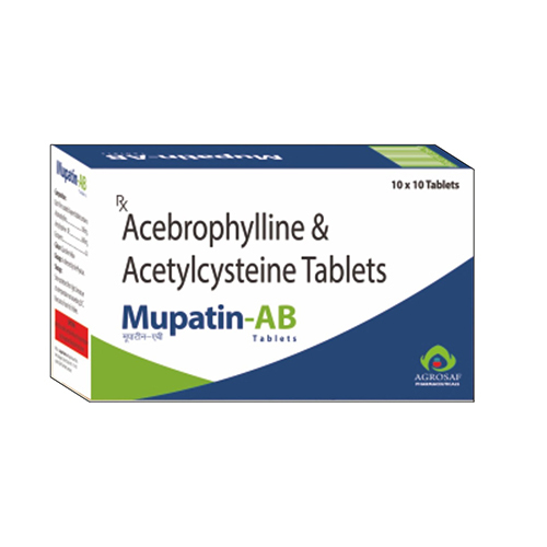 Acebrophylline And Acetylcysteine Tablets - Drug Type: General Medicines