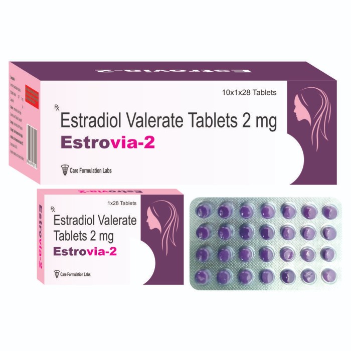  Estradiol Valerate 2mg tablet