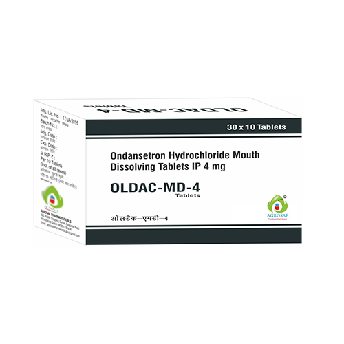 4mg Ondansetron Hydrochloride Mouth Dissolving Tablets IP