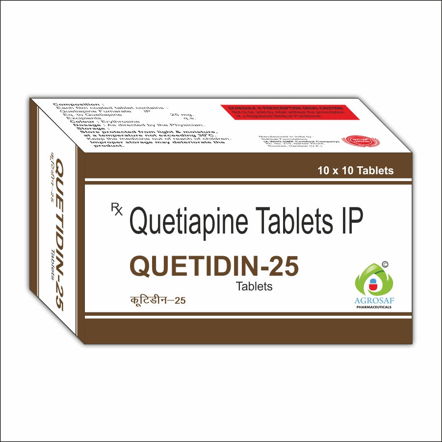 Quetidin 25 Tab - Drug Type: General Medicines