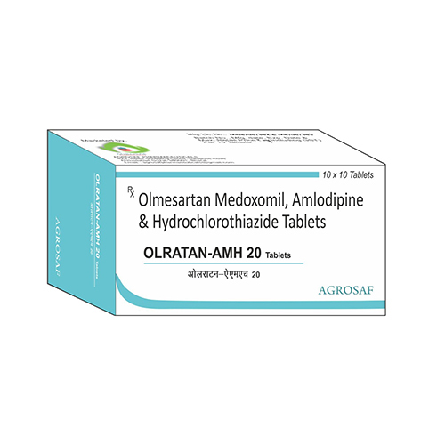 Olmesartan Medoxomil Amlodipine And Hydrochlorothiazide Tablets