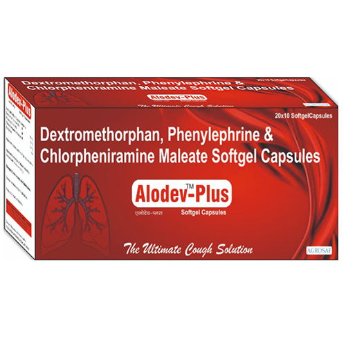 Phenylephrine And Chlorpheniramine Maleate Softgel Capsules - Drug Type: General Medicines