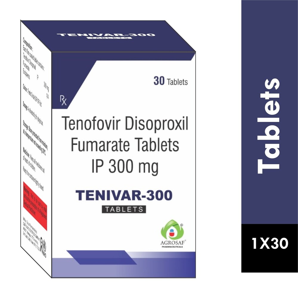 TENIVAR-300 TABLET-TENOFOVIR 300MG TABLET