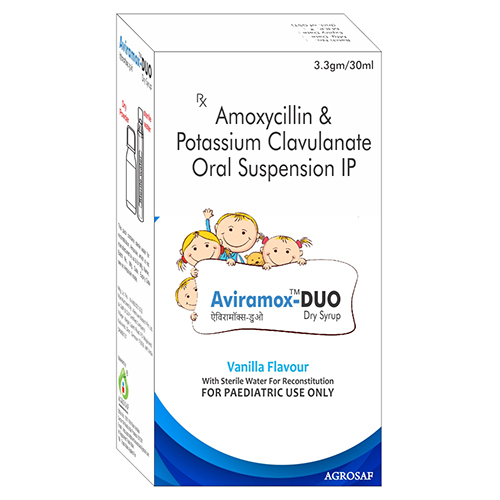 Amoxycillin And Potassium Calvulanate Oral Suspension IP