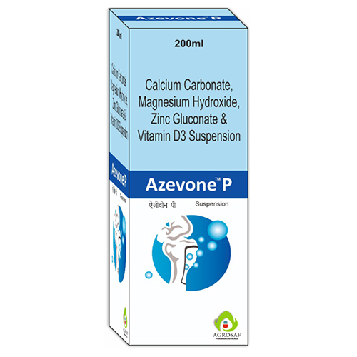 200 ML Calcium Carbonate Magnesium Hydroxide Zinc Gluconate And Vitamin D3 Suspension