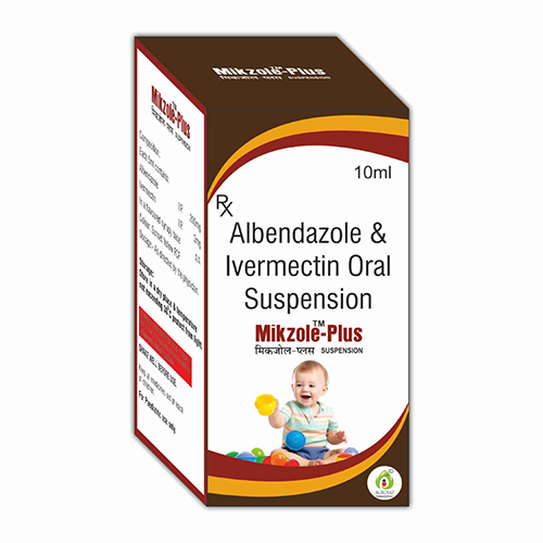 10Ml Albendazole And Ivermectin Oral Suspension - Drug Type: General Medicines