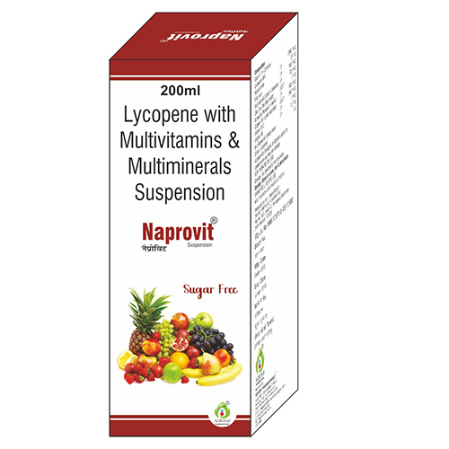 200Ml Lycopene With Multivitamin And Multimineral Suspension - Drug Type: General Medicines