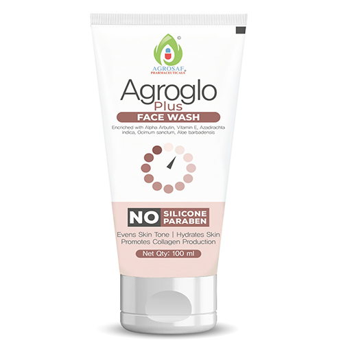 100 Ml Agroglo Plus Face Wash - Attributes: Smudge Proof