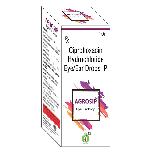 10 ML Ciprofloxacin Hydrochloride Eye-Ear Drops IP