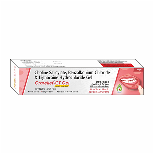 Choline Salicylate Benzalkonium Chloride And Lignocaine Hydrochloride Gel - Formulations Form: Liquid