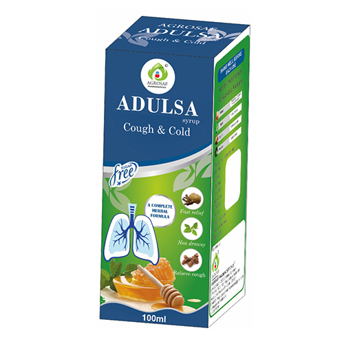 100 Ml Cough And Cold Syrup - Age Group: For Adults