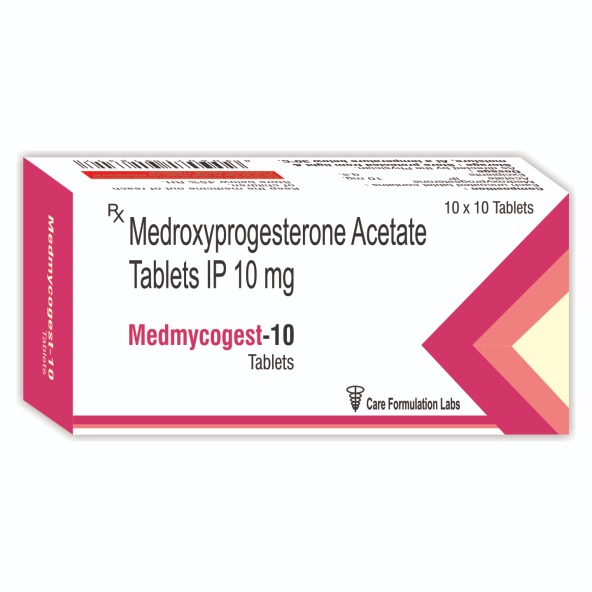 Medroxyprogesterone Acetate IP 10 mg,