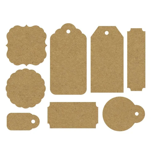 Garment Paper Hang Tag - Color: Brown