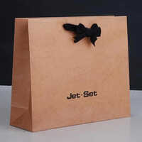 Brown Biodegradable Paper Carry Bag