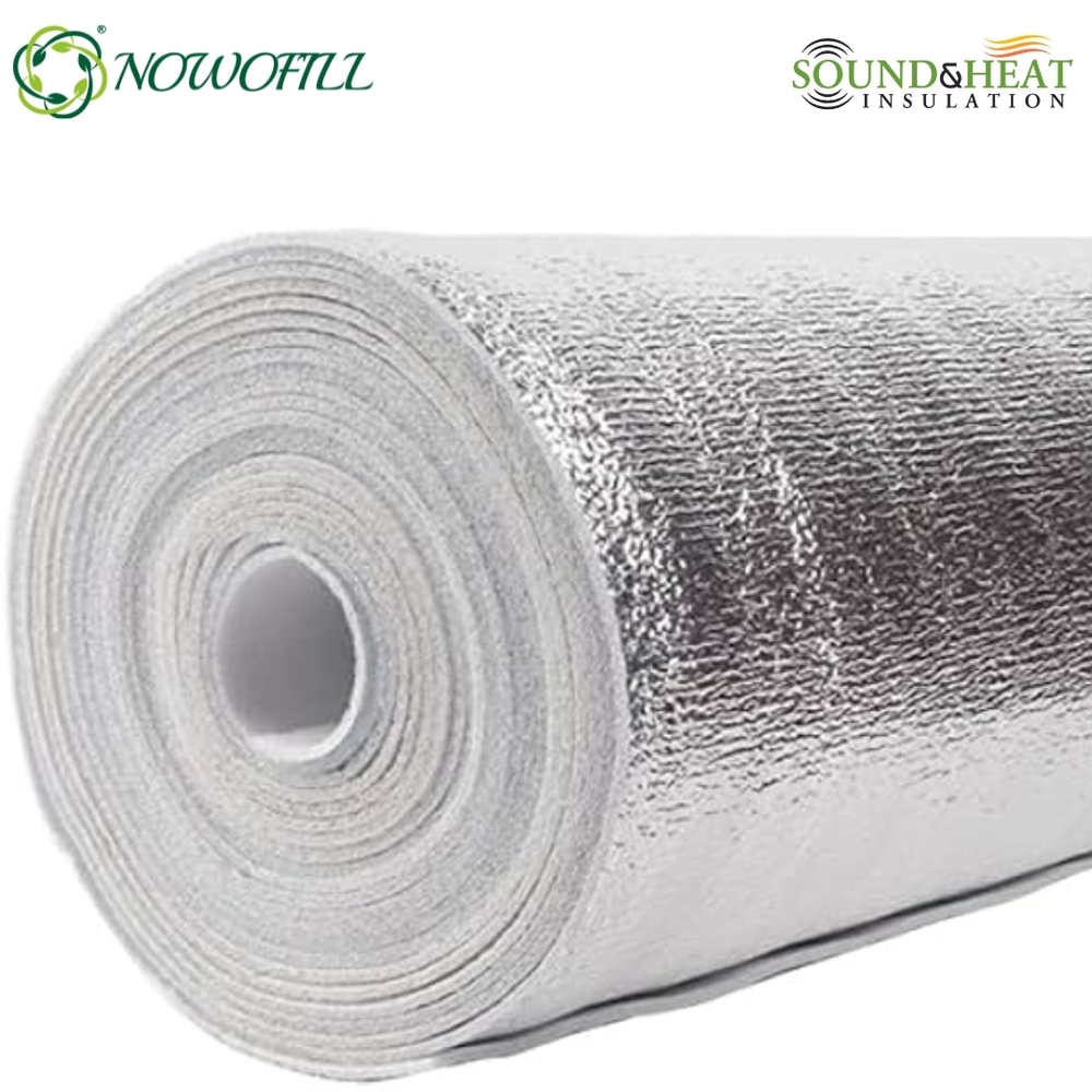 Polyester Wadding With Aluminium Foil - 25-50 Millimeter Thickness | Lightweight, Durable, Moisture-resistant Insulation Solution