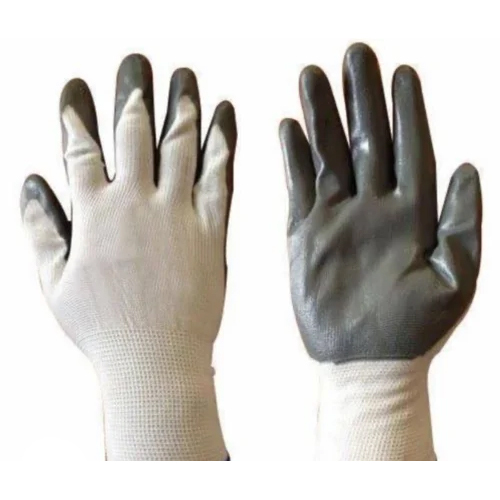 Nitrile Safety Gloves - Color: Black