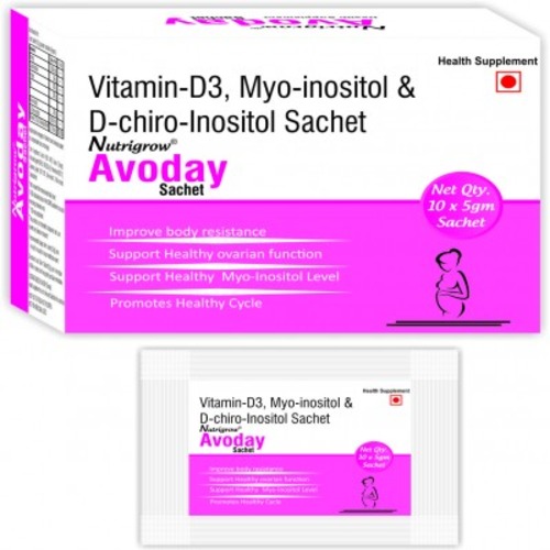 Myo-inositol ,D-Chiro-inositol  , Vitamin D3 Sachet