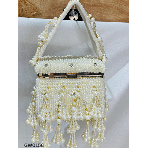 Embroidery Pearl Beads Bag