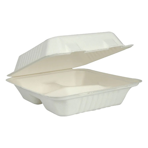 Disposable 9inch 3CP Clamshell Box