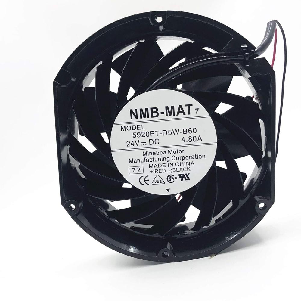 NMB MAT 5920FT-D5W-B60 24V 4.80A 4300RPM 355.2CFM Cooling Fan