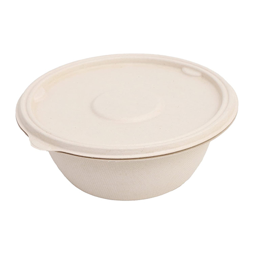 Containers With Lid - Paper Or Thermocol, 9x6 Inches, Various Colors, Durable For Commercial Use