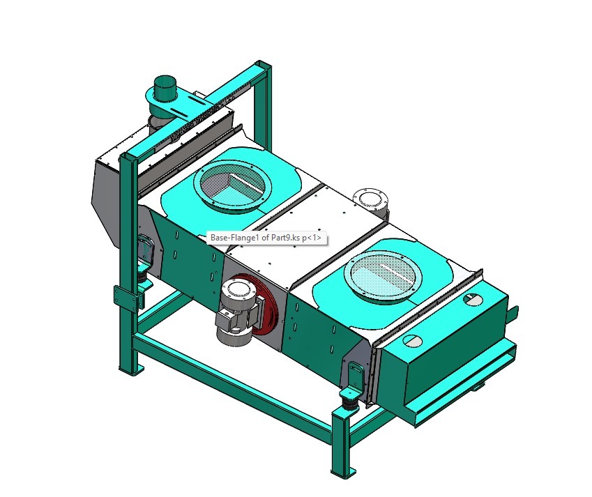 Vibro Classifier Machine - Ms Material, Various Sizes, White Color | Manual Operation, Unique Vibrating System, Low Power Consumption, Dust Collection System