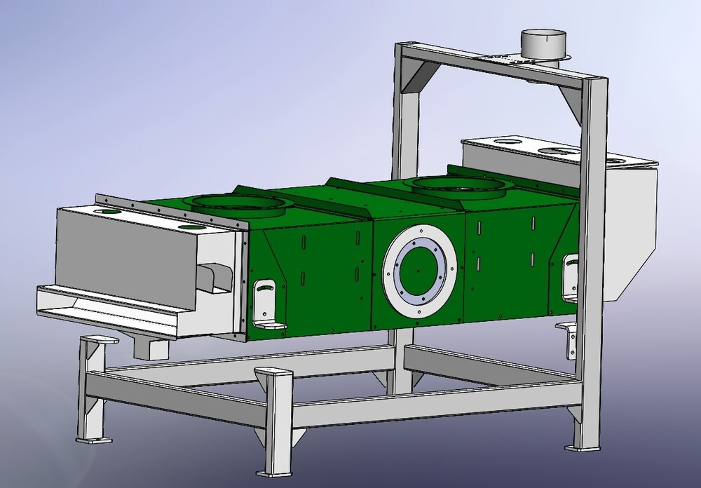 Vibro Classifier Machine - Ms Material, Various Sizes, White Color | Manual Operation, Unique Vibrating System, Low Power Consumption, Dust Collection System