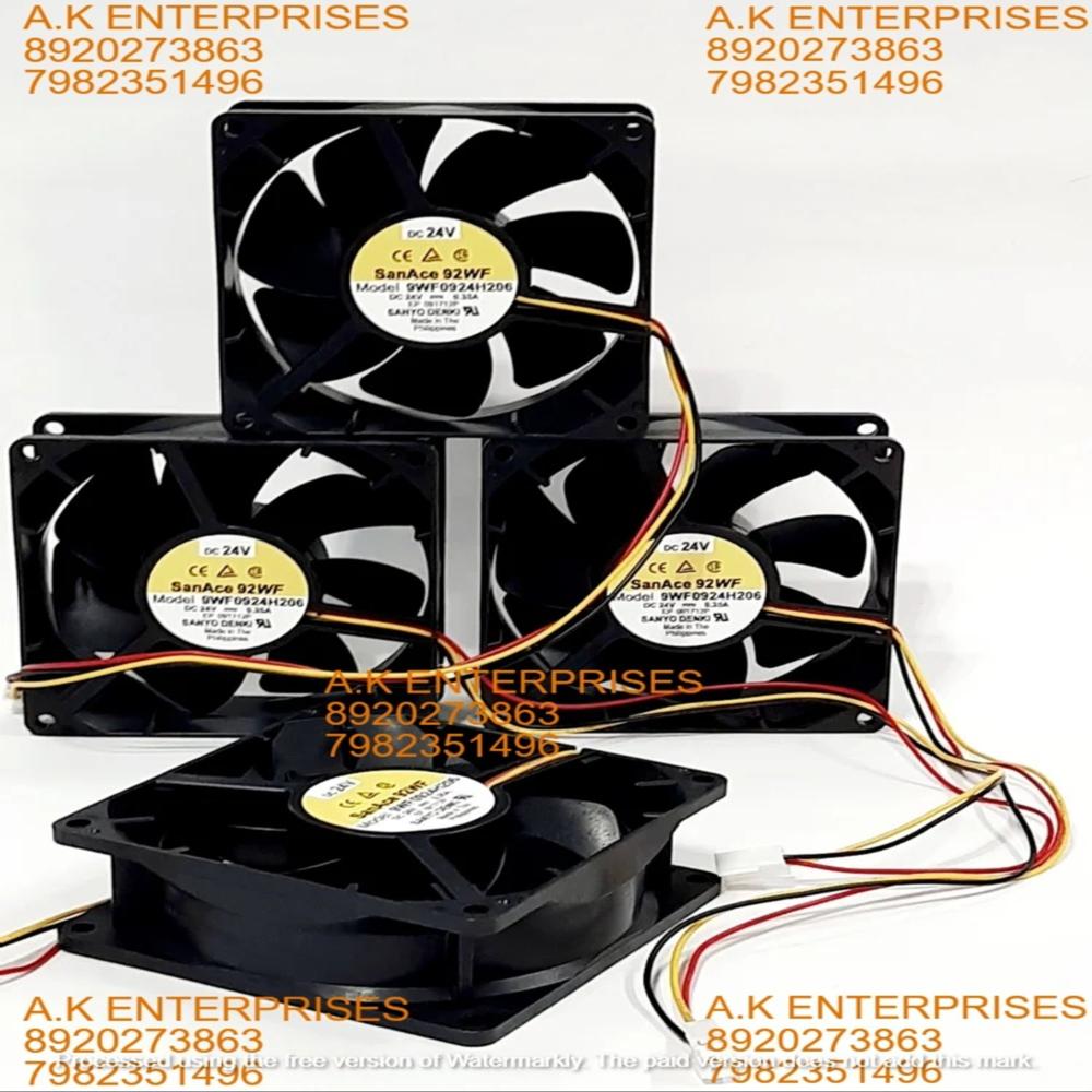 SANACE 9WF0924H206 SANYO DENKI (24V 3 WIRE SIZE 92X92X32MM) COOLING FAN
