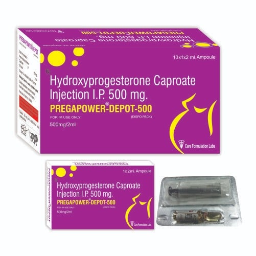 Hydroxyprogesterone Caproate IP 250 mg Injection