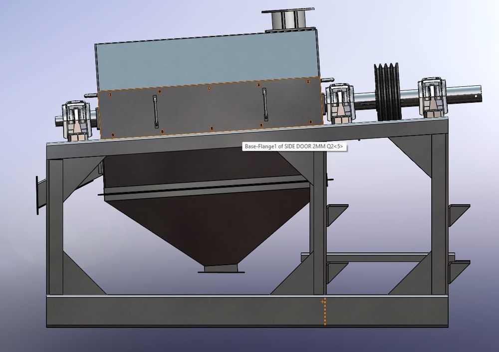 Automatic Vibro Bin Discharge - General Use: Storage Tank