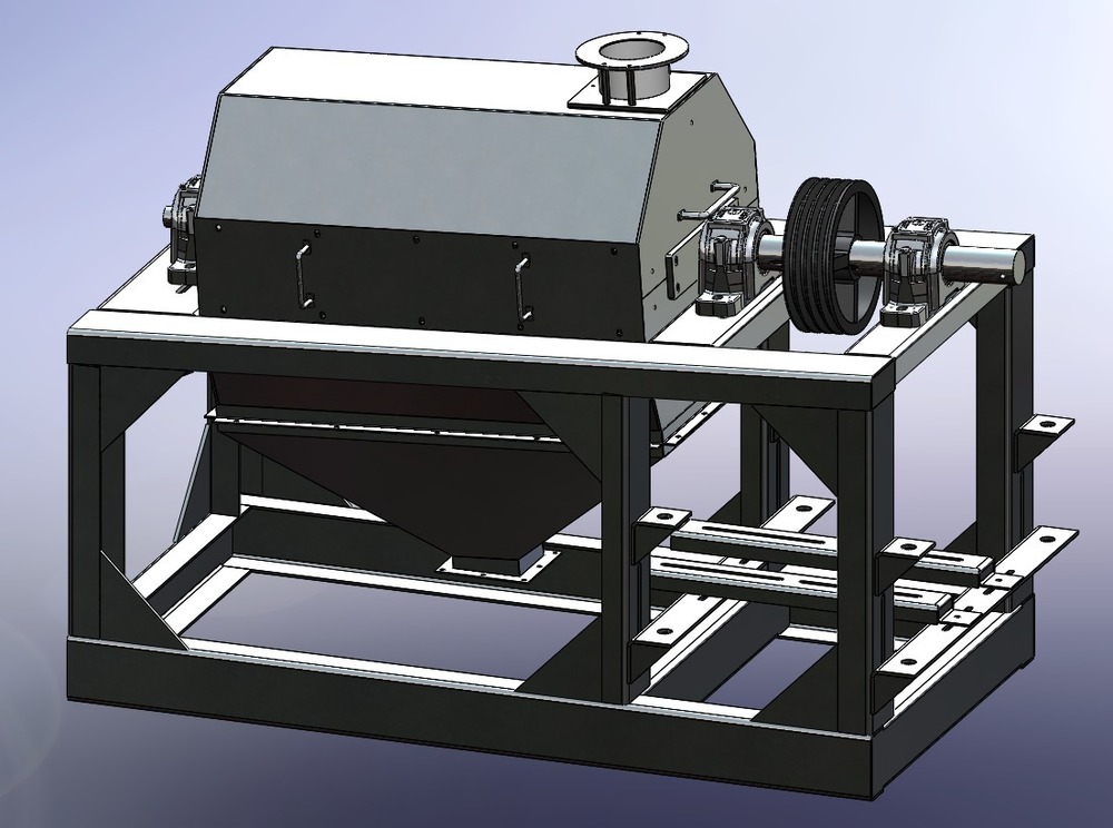 Three Phase Grain Cleaner Machine - Metal Construction Customized Size 420 Volt Electric Power | Efficient Industrial Ultrasonic Grain Cleaning Versatile For Wheat Rice Corn