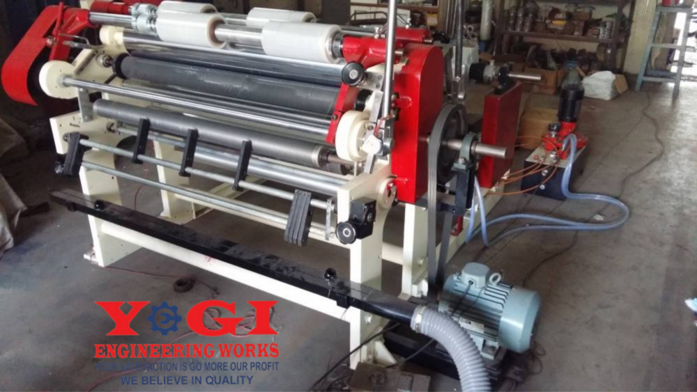 Cling Film Slitting Rewinding Machine - General Use: Industrial