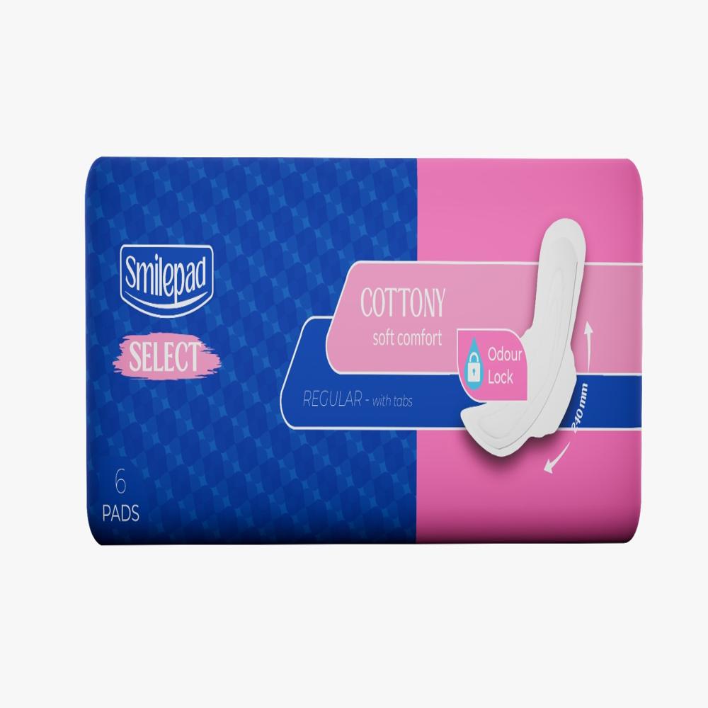 Smilepad select sanitary pad regular