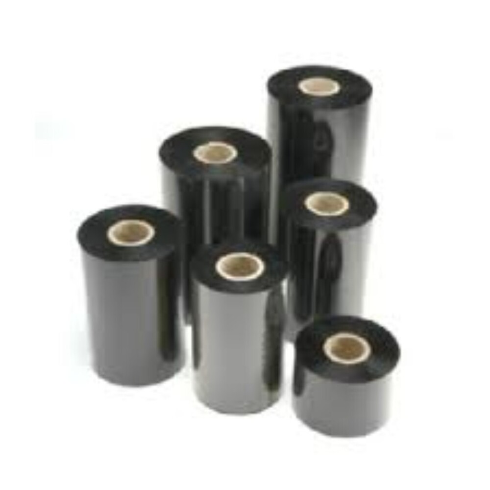 Thermal Transfer Ribbons - Resin, 110mm X 500m, Black | Compatible With Most Thermal Transfer Printers For High-quality Labels & Barcodes