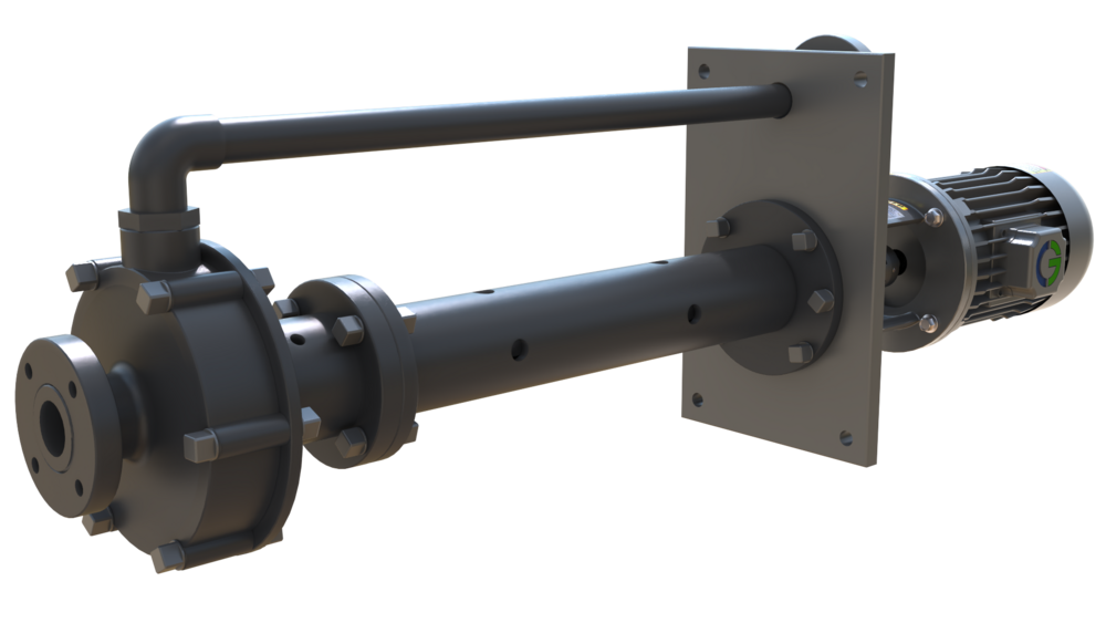 Industrial Pp Vertical Sump Pumps - Flow Rate: Upto 200 Ma /Hr